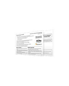 Patient Status Pocket Cards for Physicians